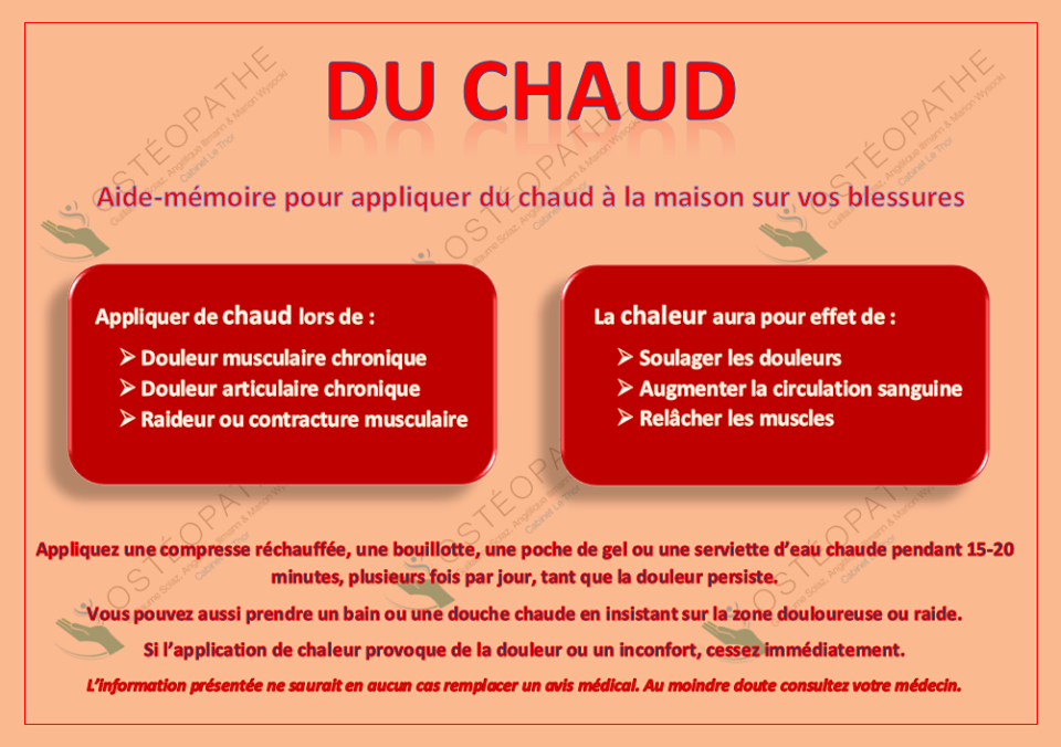 Mal de dos : Faut-il privilégier la chaleur ou le froid pour apaiser la douleur ?